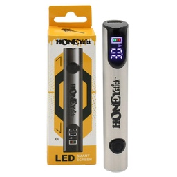 [vap072b] 510 Battery HoneyStick Digital Silver Box of 10