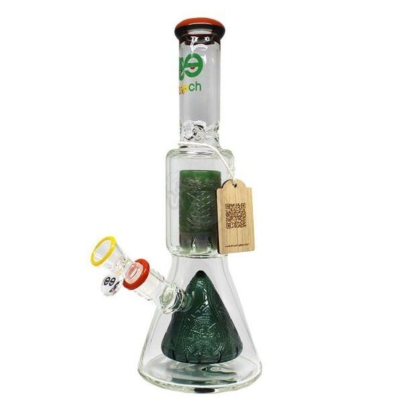 Glass Bong Cheech Glass Dual Perk Beaker In Beaker