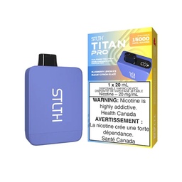 [sth2605b] *EXCISED* Disposable Vape STLTH Titan Pro Blueberry Lemon Ice Box of 5