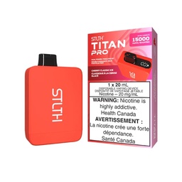 [sth2607b] *EXCISED* Disposable Vape STLTH Titan Pro Cherry Classic Ice Box of 5