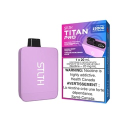 [sth2608b] *EXCISED* Disposable Vape STLTH Titan Pro Double Berry Twist Ice Box of 5