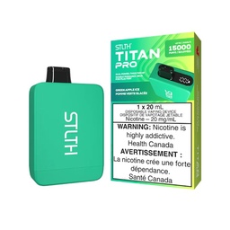 [sth2609b] *EXCISED* Disposable Vape STLTH Titan Pro Green Apple Ice Box of 5