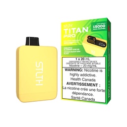 [sth2614b] *EXCISED* Disposable Vape STLTH Titan Pro Pineapple Blueberry Kiwi Ice Box of 5