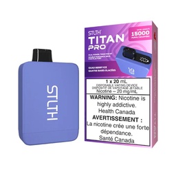 [sth2617b] *EXCISED* Disposable Vape STLTH Titan Pro Quad Berry Ice Box of 5