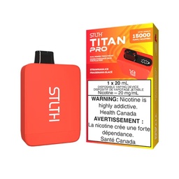 [sth2623b] *EXCISED* Disposable Vape STLTH Titan Pro Strawnana Ice Box of 5