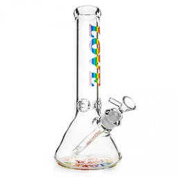 [wgc004] Glass Bong Red Eye Glass Love Is Love Beaker 12"