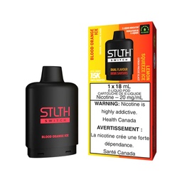 [sth2702b] *EXCISED* Nicotine Pod STLTH Switch Blood Orange Ice / Lemon Squeeze Ice Box of 5