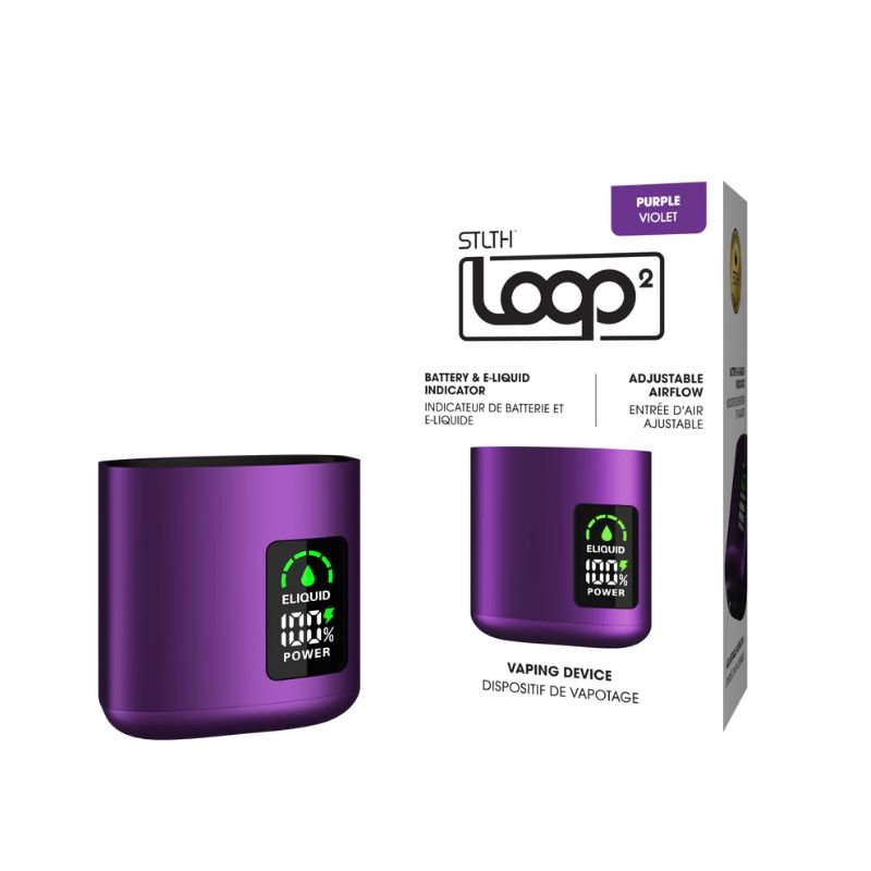 Nicotine Device STLTH Loop 2 Purple Box of 5