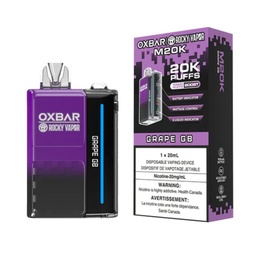 [oxb1219b] *EXCISED* Disposable Vape Oxbar M20K Grape GB Box of 5