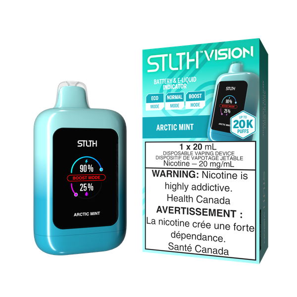 Federal *EXCISED* Disposable Vape STLTH Vision Arctic Mint Box of 4