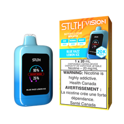 [sth2904b-fd] Federal *EXCISED* Disposable Vape STLTH Vision Blue Razz Lemon Ice Box of 4