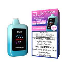 [sth2913b-fd] Federal *EXCISED* Disposable Vape STLTH Vision Hawaiian Mist Ice Box of 4