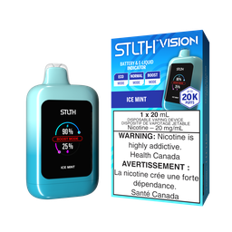 [sth2914b-fd] Federal *EXCISED* Disposable Vape STLTH Vision Ice Mint Box of 4