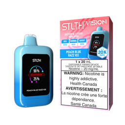 [sth2916b-fd] Federal *EXCISED* Disposable Vape STLTH Vision Peach Blue Razz Ice Box of 4