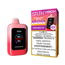 [sth2906b-on] Ontario *EXCISED* Disposable Vape STLTH Vision Citrus Burst Ice Box of 4