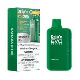 [dpv1312b-on] Ontario *EXCISED* Disposable Vape Drip'n Envi EVO Series 28k Canada D Box of 5