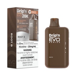 [dpv1314b-on] Ontario *EXCISED* Disposable Vape Drip'n Envi EVO Series 28k Root B Box of 5