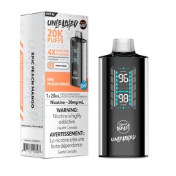 [fvb1805b-on] Ontario *EXCISED* Disposable Vape Flavour Beast Unleashed DCP 20K Epic Peach Mango Box of 5