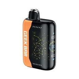 [gbv1321b-fd] Federal *EXCISED* Disposable Vape Geek Bar Pulse X Strawnana Orange Ice Box of 4