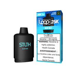 [sth3004b-fd] Federal *EXCISED* Nicotine Pod STLTH Loop 25k Blue Razz Box of 5