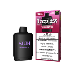 [sth3007b-fd] Federal *EXCISED* Nicotine Pod STLTH Loop 25k Cherry Grape Ice Box of 5