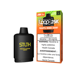 [sth3014b-fd] Federal *EXCISED* Nicotine Pod STLTH Loop 25k Pineapple Orange Cherry Box of 5