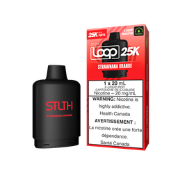 [sth3018b-fd] Federal *EXCISED* Nicotine Pod STLTH Loop 25k Strawnana Orange Box of 5