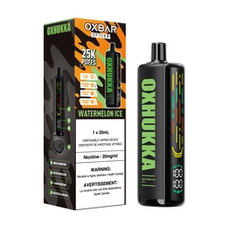 [oxb1310b-fd] Federal *EXCISED* Disposable Vape Oxbar Oxhukka Watermelon Ice Box of 4