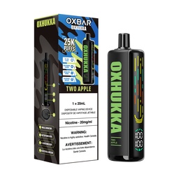 [oxb1307b-on] Ontario *EXCISED* Disposable Vape Oxbar Oxhukka Two Apple Box of 4