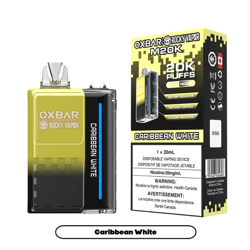 Federal *EXCISED* Disposable Vape Oxbar M20K Caribbean White Box of 5