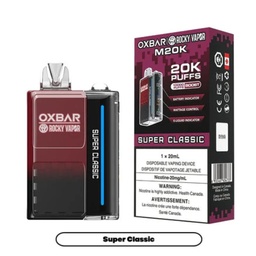 [oxb1225b-fd] Federal *EXCISED* Disposable Vape Oxbar M20K Super Classic Box of 5