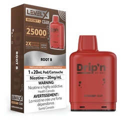 [dpv1510b-fd] Federal *EXCISED* Nicotine Pod Drip'n Level X Boost G2 Root B Box of 6