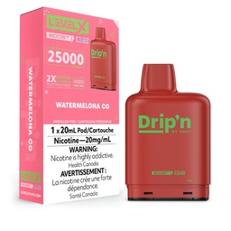 [dpv1502b-on] Ontario *EXCISED* Nicotine Pod Drip'n Level X Boost G2 Watermelona CG Box of 6