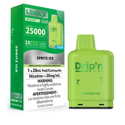 [dpv1508b-on] Ontario *EXCISED* Nicotine Pod Drip'n Level X Boost G2 Spritz Box of 6