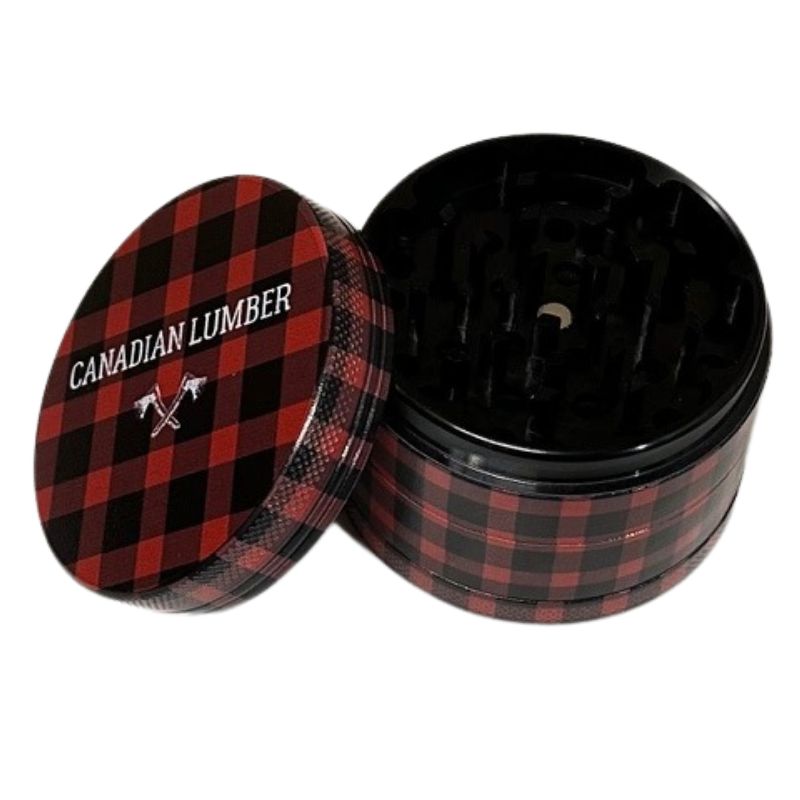 Metal Grinder Canadian Lumber 4 Piece Plaid 2.5"