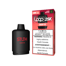 [sth3021b-fd] Federal *EXCISED* Nicotine Pod STLTH LOOP 25K Cherry Ice Box of 5