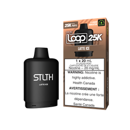 [sth3024b-fd] Federal *EXCISED* Nicotine Pod STLTH LOOP 25K Latte Ice Box of 5