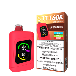 [sth3317b-on] Ontario *EXCISED* Disposable Vape STLTH 60K Rich Tobacco Box of 4