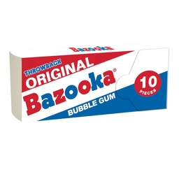 [es1046b] Snacks Bazooka Bubble Gum Wallet Pack 60 g  Box of 12