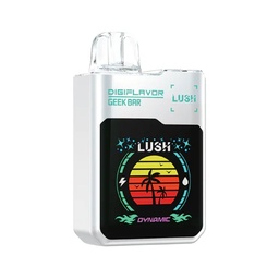 [gbv1508b-fd] Federal *EXCISED* Disposable Vape Geek Bar Digiflavor Lush White Freeze Box of 4