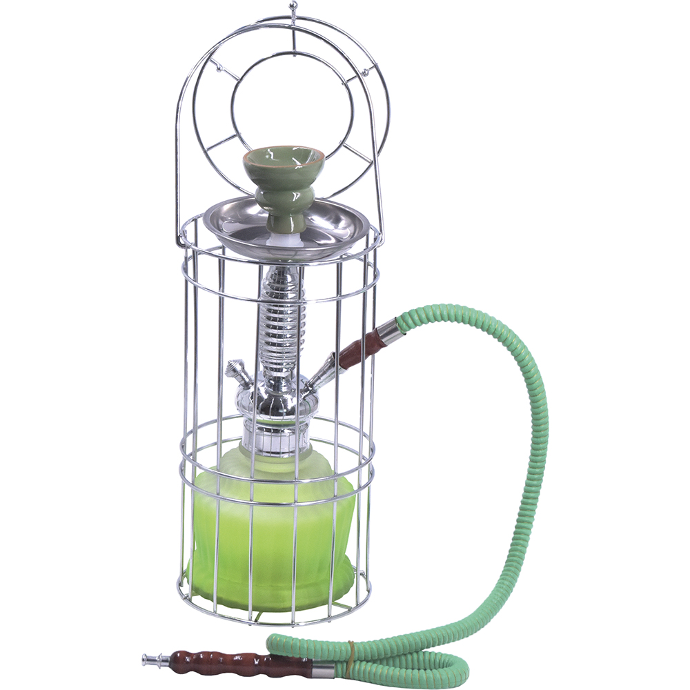 Hookah Single Hose With Carrying Cage Small