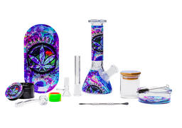 [acm240] Glass Bong OG All In One Smoking Set Cannabis Design