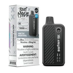 [fvb1716b-fd] Federal *EXCISED* Disposable Vape Flavour Beast Beast Mode Max Arctic Menthol Box of 5