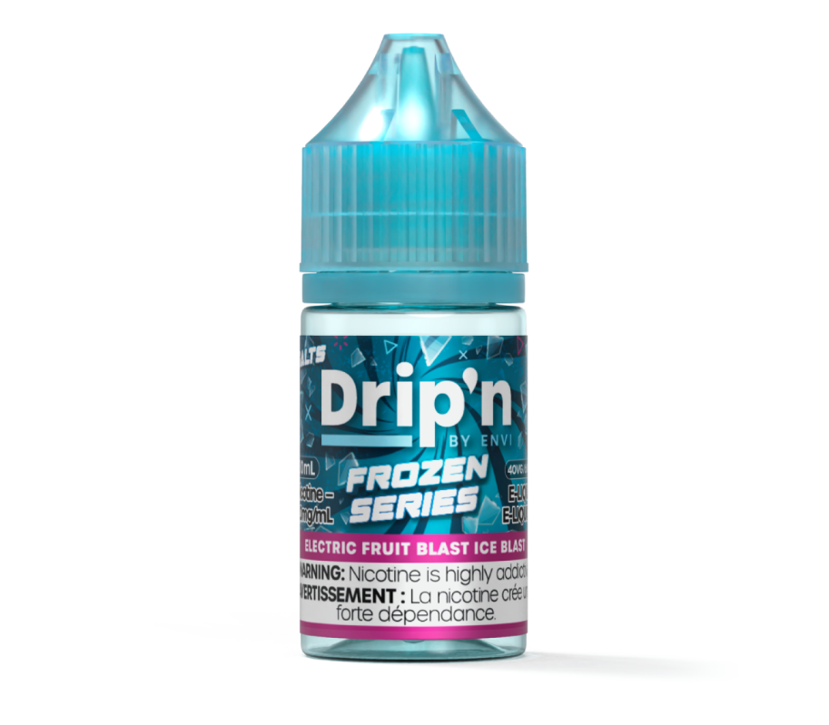 Ontario *EXCISED* Nicotine Liquid Drip'n Envi Frozen E-Liquid Electric Fruit Blast Ice Blast