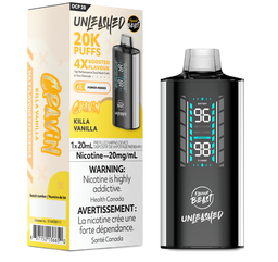 [fvb1819b-mb] Manitoba *EXCISED* Disposable Vape Flavour Beast Unleashed DCP 20K Killa Vanilla Box of 5