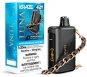 Alberta *EXCISED* Disposable Vape Kraze Luna 42K Sapphire Blue Razz Ice Box of 5