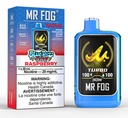 Manitoba *EXCISED* Disposable Vape Mr Fog NOVA Blue Razz Steezy Raspberry Box of 5