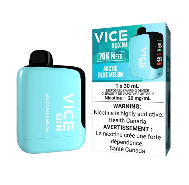 Manitoba *EXCISED* Disposable Vape Vice Box 2 70K Arctic Blue Melon Box of 4