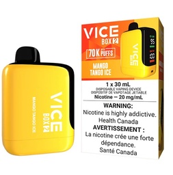 [vic2111b-mb] Manitoba *EXCISED* Disposable Vape Vice Box 2 70K Mango Tango Ice Box of 4