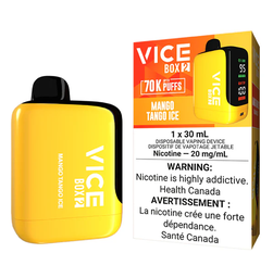 [vic2111b-ab] Alberta *EXCISED* Disposable Vape Vice Box 2 70K Mango Tango Ice Box of 4